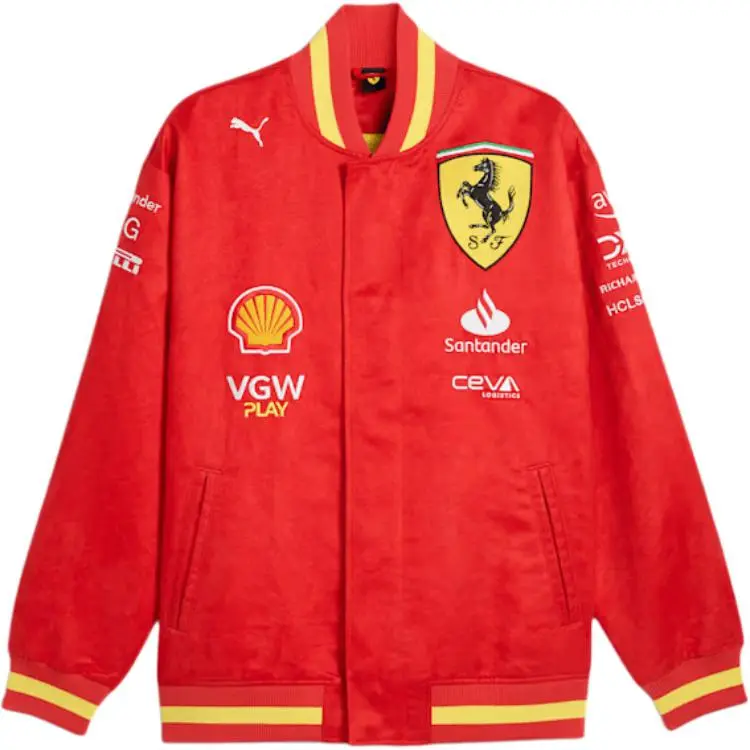 PUMA Chamarra Para Hombre Scuderia Ferrari Team Varsity