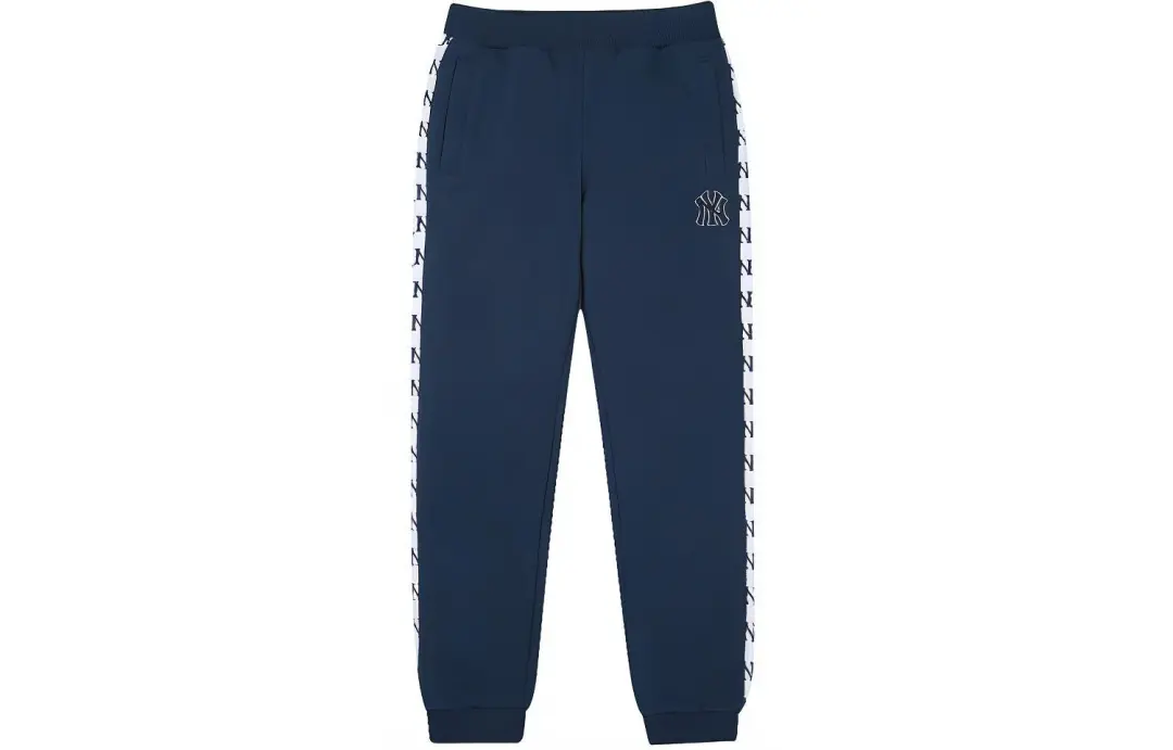 MLB Knitted Sweatpants Unisex Navy Blue