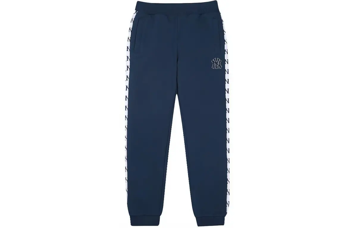 MLB Knitted Sweatpants Unisex Navy Blue