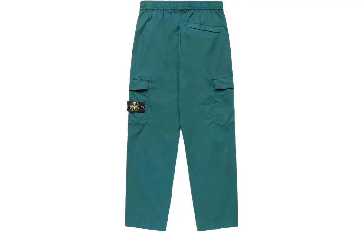 STONE ISLAND Cargo Pants Men's Grass Green Moderate