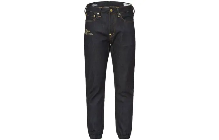 EVISU Jeans Men's Denim Blue Moderate Cuffed Pants