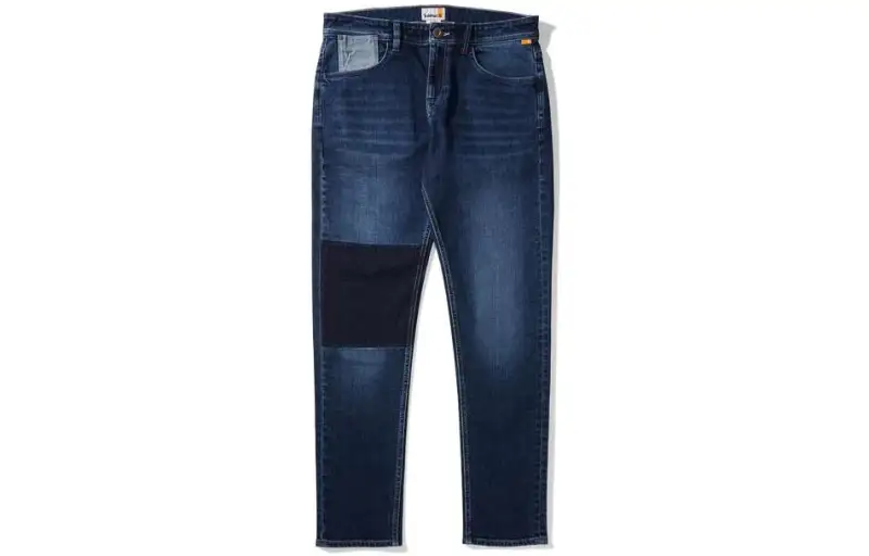 Timberland Jeans Men's Blue Moderate Straight Fit Pants