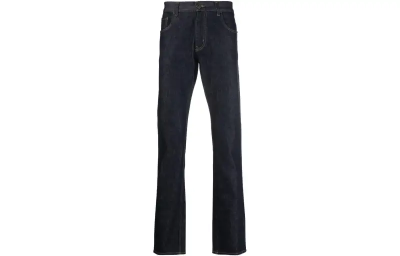 PRADA Jeans Men's Blue Moderate Flared Pants