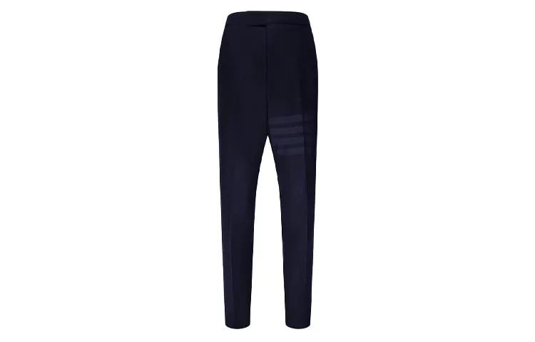 Thom Browne tonal 4-Bar flannel trousers