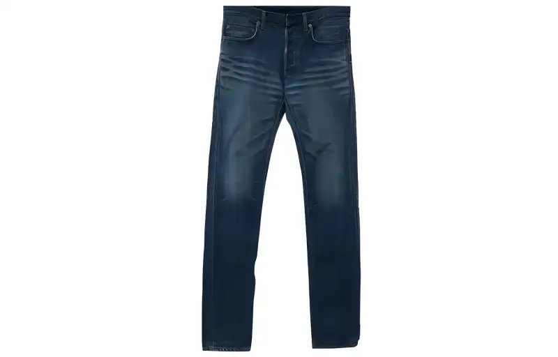 DIOR Jeans Men's Blue Moderate Straight Fit Pants