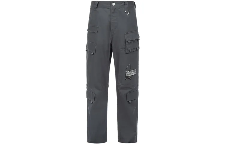 EVISU Cargo Pants Men's Dark Gray Moderate