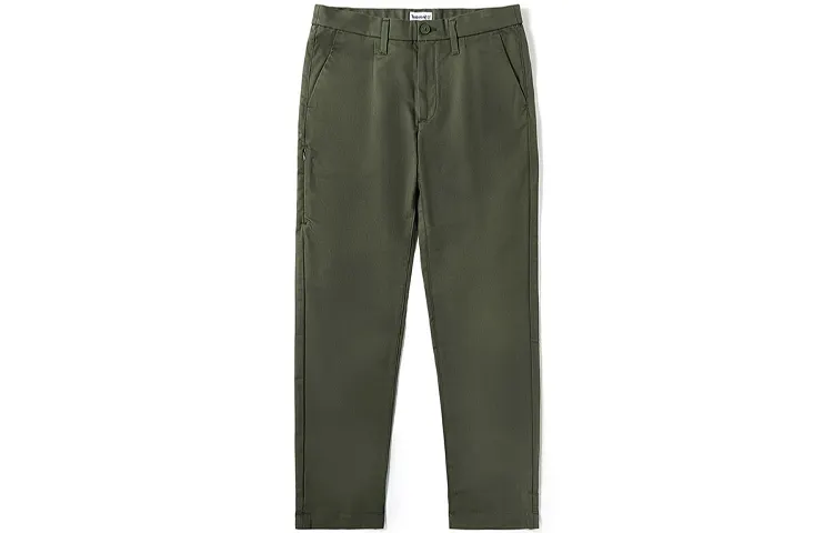Timberland Casual Pants Men's Grape Leaf Green Moderate Slim Fit Pants