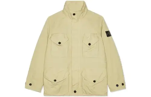 STONE ISLAND Jackets & Coats Men's Light Green