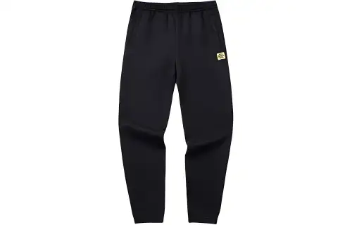 Anta Cuffed Pants Sweatpants Unisex Basic Black Couple's