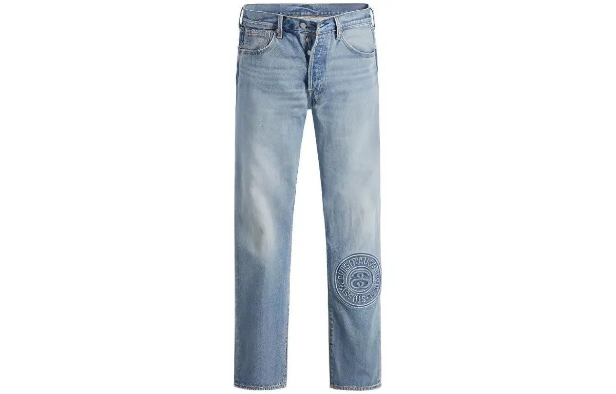Stussy X Levi's Embossed 501 Jeans