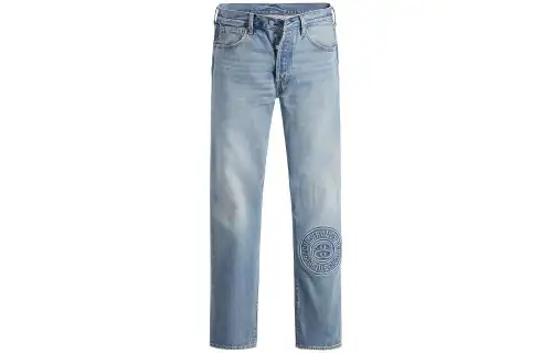 Stussy X Levi's Embossed 501 Jeans