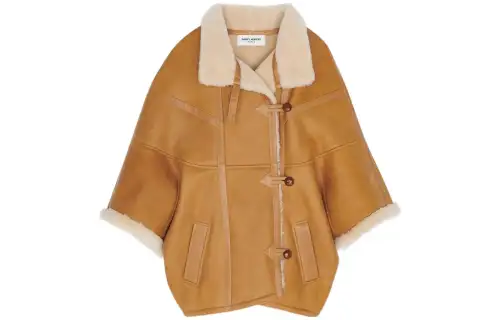 SAINT LAURENT Cloak Men's Brown