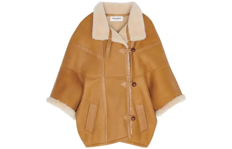 SAINT LAURENT Cloak Men's Brown