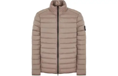 STONE ISLAND SS24 Down Jacket Unisex Dove Gray