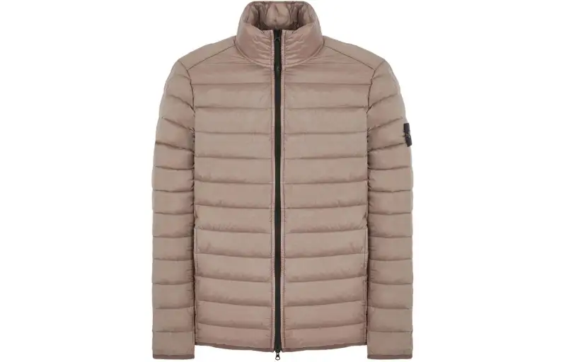 STONE ISLAND SS24 Down Jacket Unisex Dove Gray