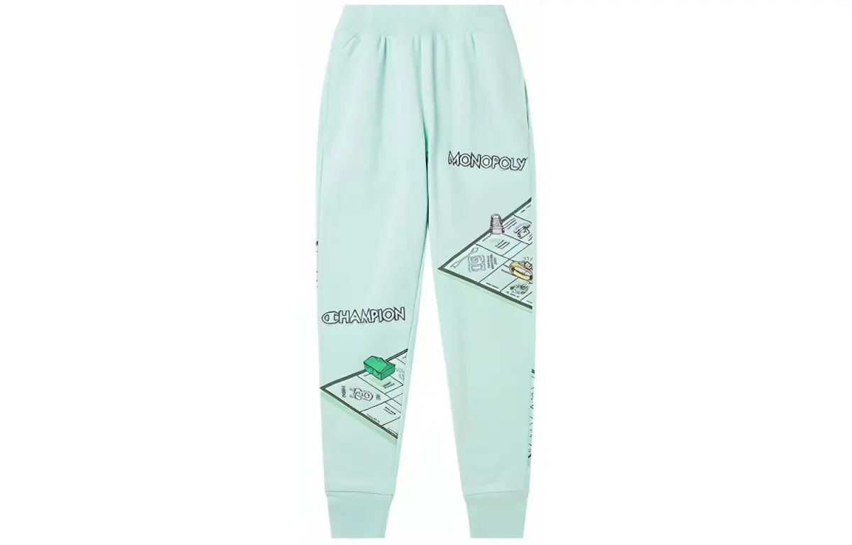 Champion Knitted Sweatpants Unisex Light Green