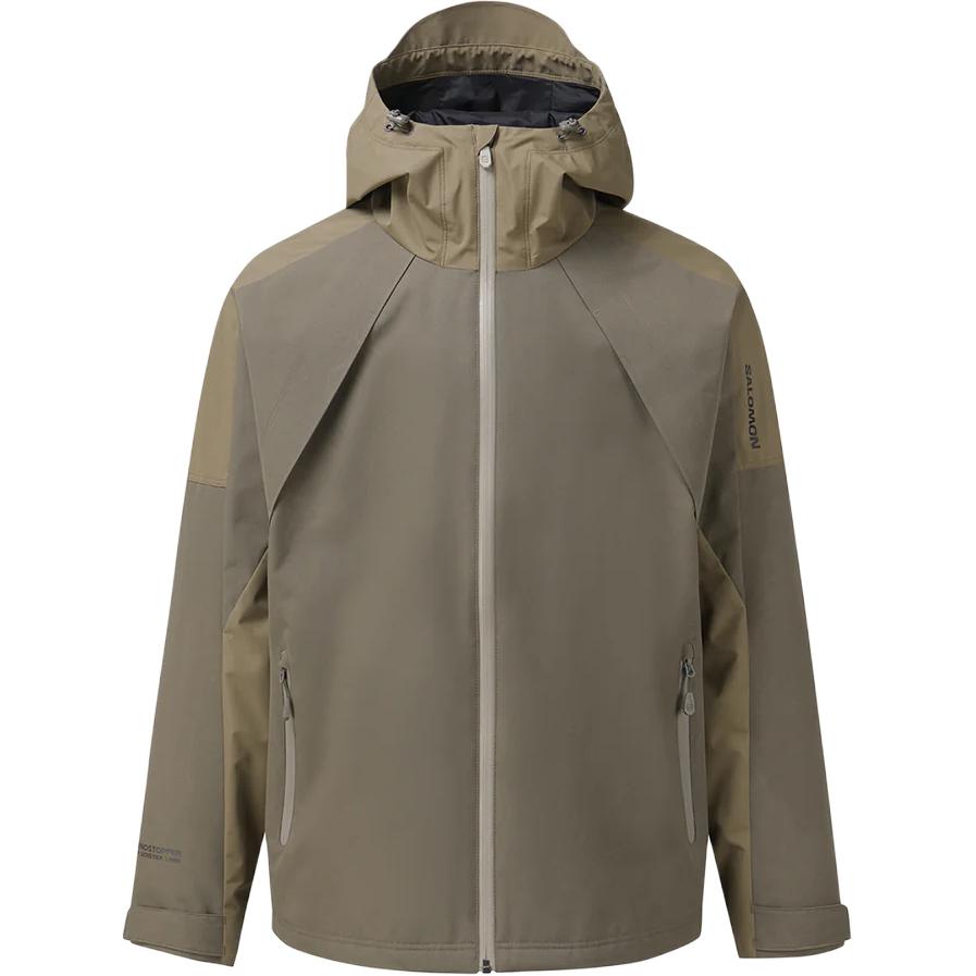Мужская куртка Salomon Windstopper (серая)