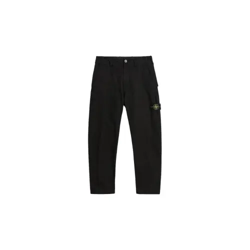 STONE ISLAND Cargo Pants Men's Black Moderate