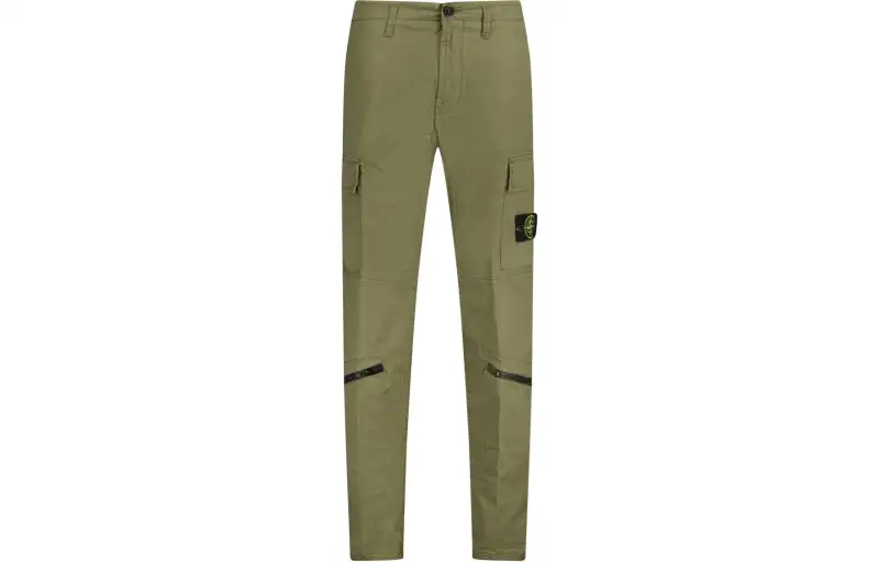 STONE ISLAND Cargo Pants Men's Green