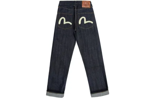 EVISU Jeans Men's Denim Blue Moderate Straight Fit Pants