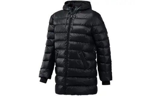 Reebok Down Jackets Men's Black Hooded Thickened Other