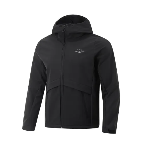 Li Ning Lotus Leaf Water Repellent Windproof Fleece Lined Thermal Outdoor Casual Versatile Mountaineering