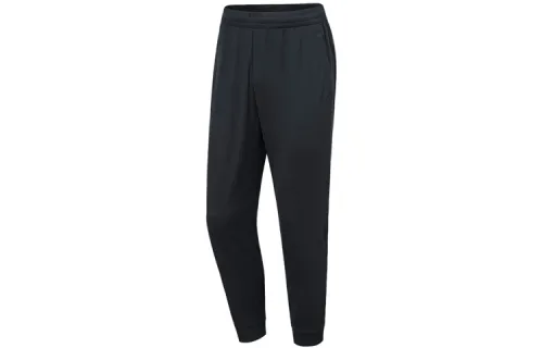 ANTA Variety Training Collection Knitted Sweatpants Men's Black Moderate Cuffed Pants
