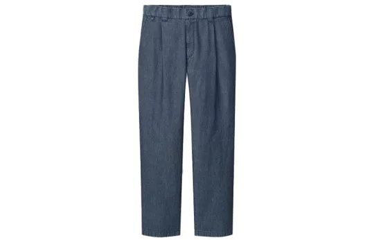 UNIQLO Jil Sander Casual Pants Men's Navy Blue