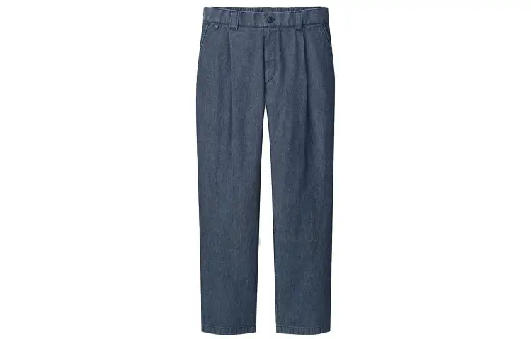 UNIQLO Jil Sander Casual Pants Men's Navy Blue