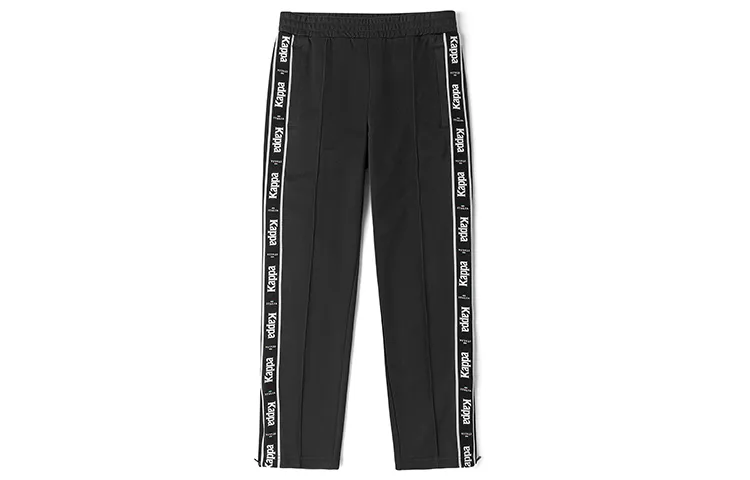 Kappa Knitted Sweatpants Unisex Moderate Straight Fit Pants