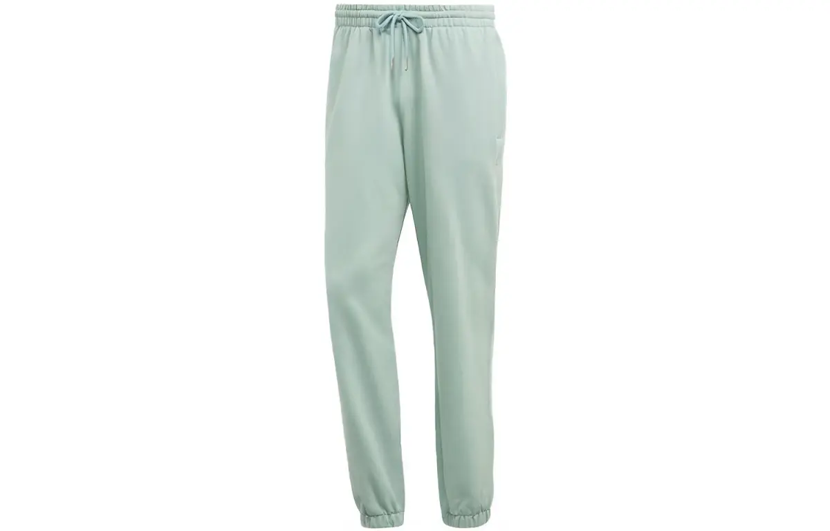 Adidas Originals Knitted Sweatpants Men's Green Moderate Cuffed Pants