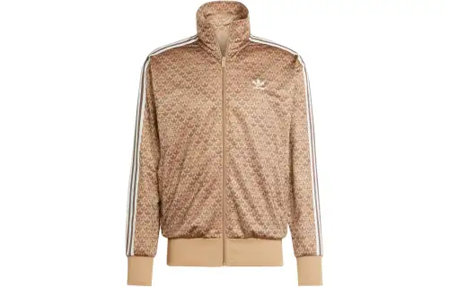 Adidas Originals Firebird Football Classic Mono Track Top Jackets & Coats Men's Earthy Brown