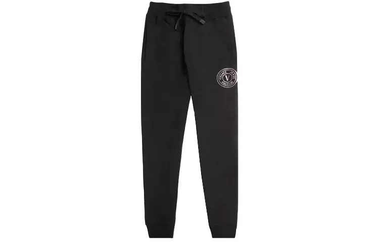 VERSACE JEANS COUTURE Knitted Sweatpants Men's Black