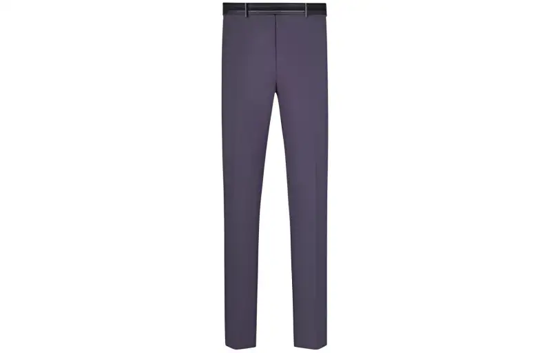 DIOR Homme Striped Belted Pants