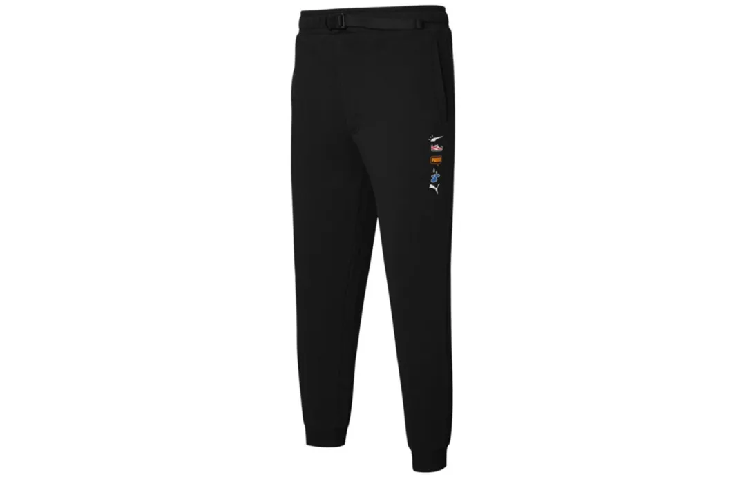 PUMA Knitted Sweatpants Men's Black