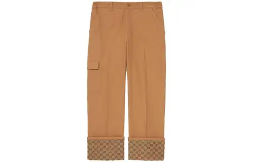 Turn-Up Hem Cargo Pants