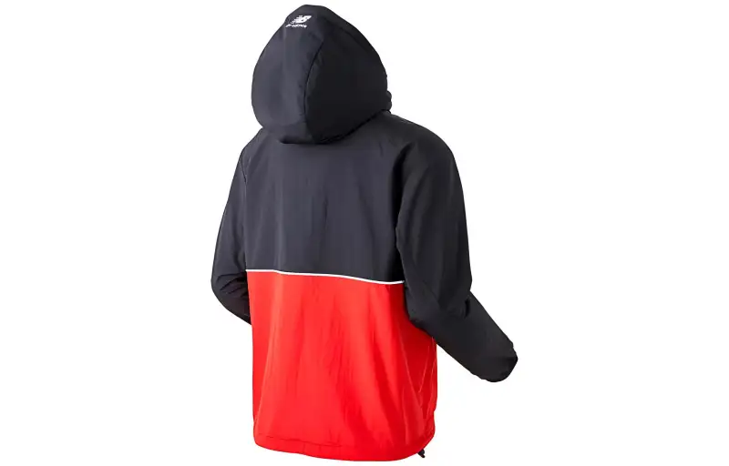 New Balance Parka Coats Men's Black Hooded Moderate