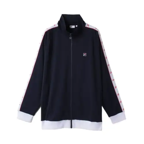FILA Jackets Unisex Black Stand Collar Moderate Other
