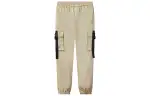 FILA Casual Pants Men's Light Bean Paste Brown Moderate Cuffed Pants