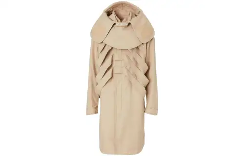 Burberry Parka Coats Men's Brown Detachable Hood Moderate