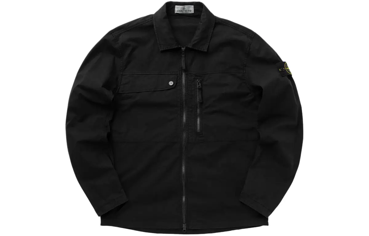 STONE ISLAND SS24 Jackets & Coats Men's Black