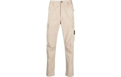 STONE ISLAND Cargo Pants Men's Khaki Moderate