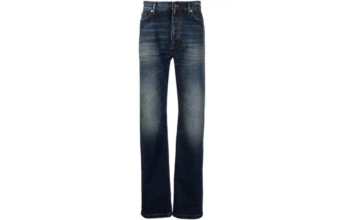 Balenciaga SS23 Jeans Regular Fit Unisex Dark Blue