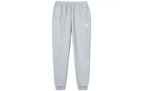 ANTA Knitted Sweatpants Men's Gray Moderate Sweatpants