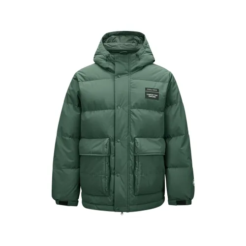 Skechers Basic Sports Collection Down Jacket Men's Shrub Green