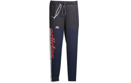 Adidas Originals X Alexander Wang Photocopy Knitted Sweatpants Men's Black Moderate Cuffed Pants