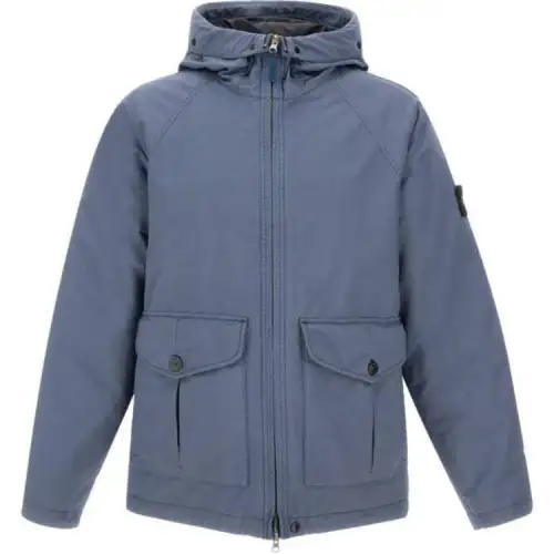 STONE ISLAND Jackets & Coats Men's Blue