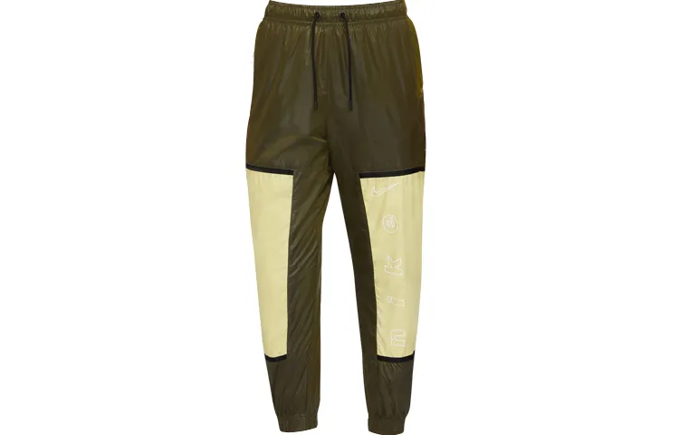 Nike Casual Pants Unisex Mist Tea Tree Green Moderate Cuffed Pants