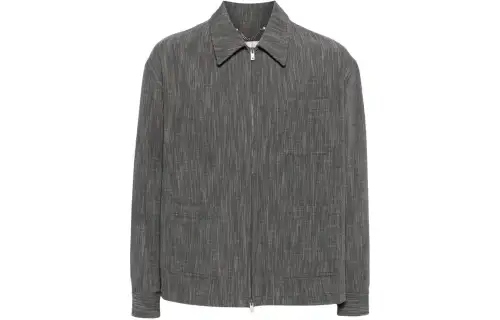 Golden Goose Mélange Virgin Wool-blend Shirt Jacket