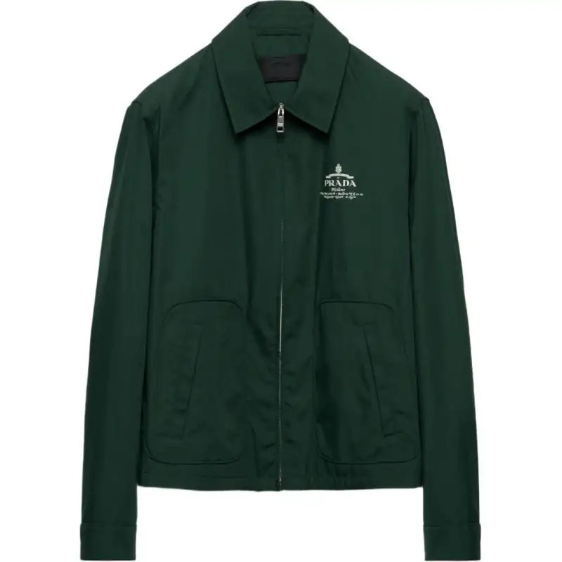 PRADA Logo Print Zip Jacket